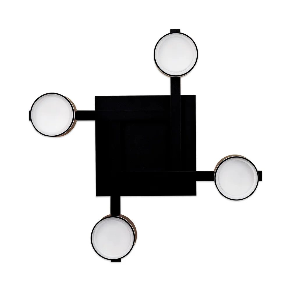 Світильник стельовий люстра FlexLine GX53 4x15Вт чорний 1-EFP-2210 TM ETRON