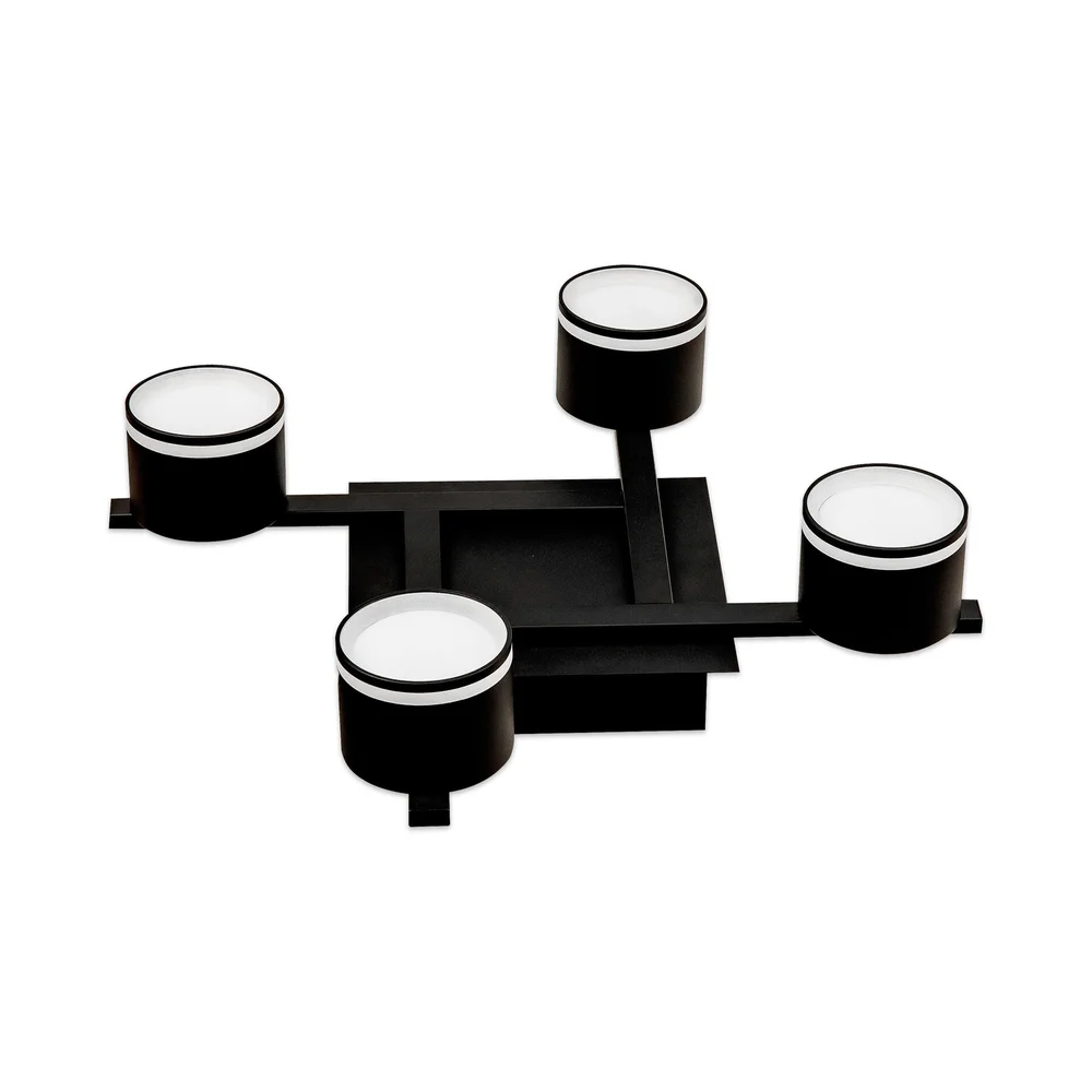 Світильник стельовий люстра FlexLine GX53 4x15Вт чорний 1-EFP-2210 TM ETRON