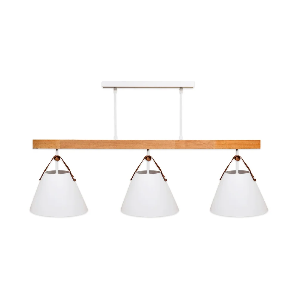 Світильник підвісний люстра ETRON NordicGlow E27 3x40Вт натуральний/білий 1-EDR-7205