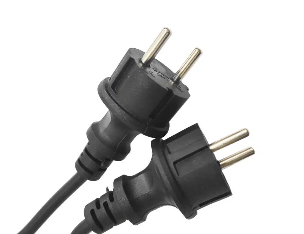 Шнур для підключення генератора, подовжувач із двома литими вилками 3 м ГОСТ 2х2,5мм² (4100Вт, 16А, 250В)