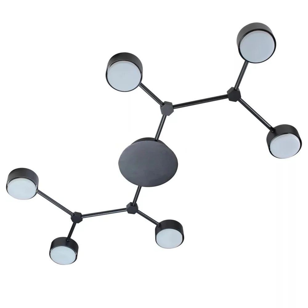 Стельовий світильник ETRON Orion 1-EDR-8474 GX53 6×15W чорний