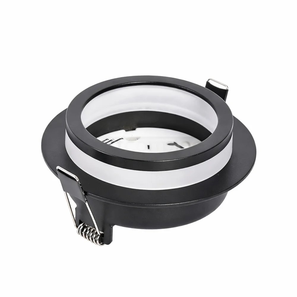 Світильник точковий вмонтований LIS LS-R GX 10535 GX53 105×35 мм алюміній/акрил LIGHT SET колір чорний