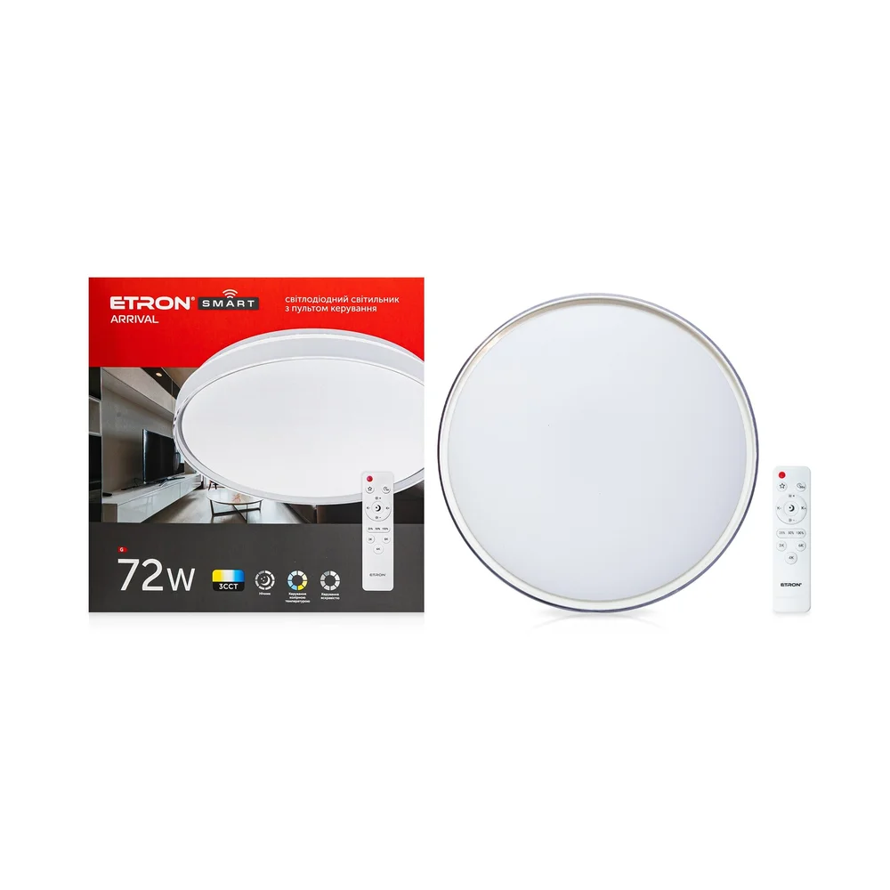 Світильник світлодіодний Smart ETRON 1-ESP-2061 72W ARRIVAL white IP20